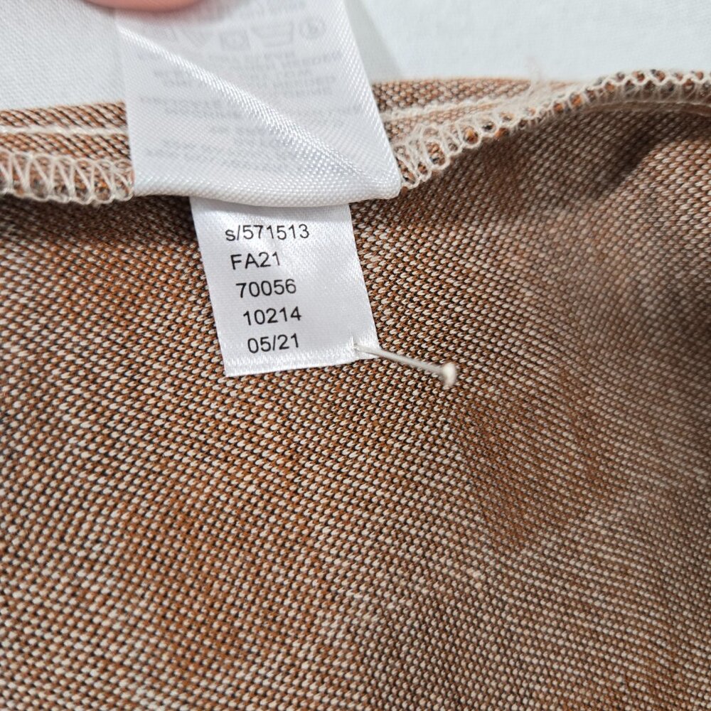 ACADEMIA - SIREN Brown & Beige Checkered Ponte Knit Pencil Mini Skirt PETITE XSP - Picture 14 of 16